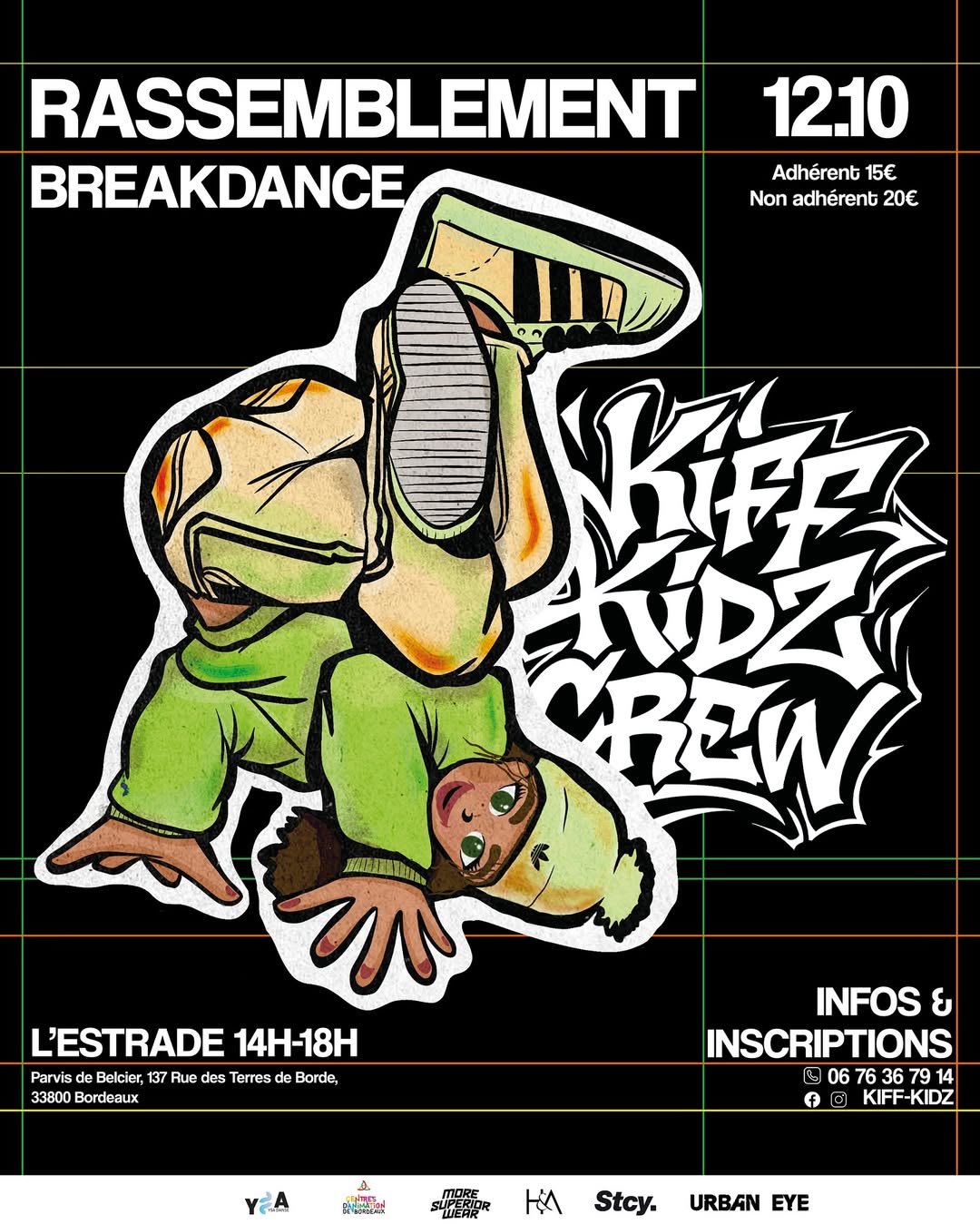 Affiche de Rassemblement Breakdance - 12 Octobre